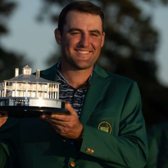 Scotty SCHEFFELER (USA) during fourth round at US Masters, Augusta National, Augusta, Georgia, USA. Credit: Matthew Harris / Golf Picture Agency