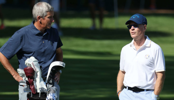 PGA Tour Boss Jay Monahan und Keith Pelley (European Tour)