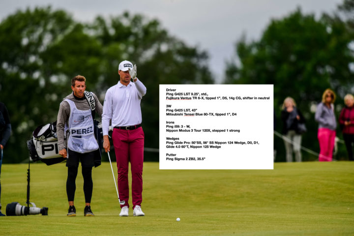 CROMVOIRT, NETHERLANDS - tour news MAY 29: Victor Perez of France takes aim on the 18th fairway during Day Four of the Dutch Open 2022 at Bernardus Golf Club on May 29, 2022 in Cromvoirt, Netherlands. (Photo by Neil Baynes/R&A/R&A via Getty Images)