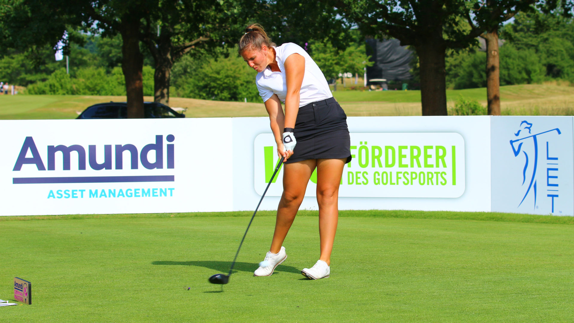 Starker Start beim Amundi German Masters: Leonie Hamr mit -6 auf Rang 2.(Foto: Stebl)