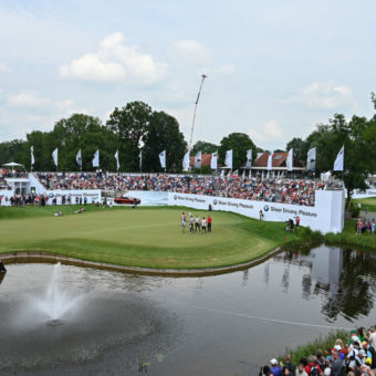 Stimmung am 18. Grün des GC München Eichenried bei der BMW International Open. (Foto: Getty Images)