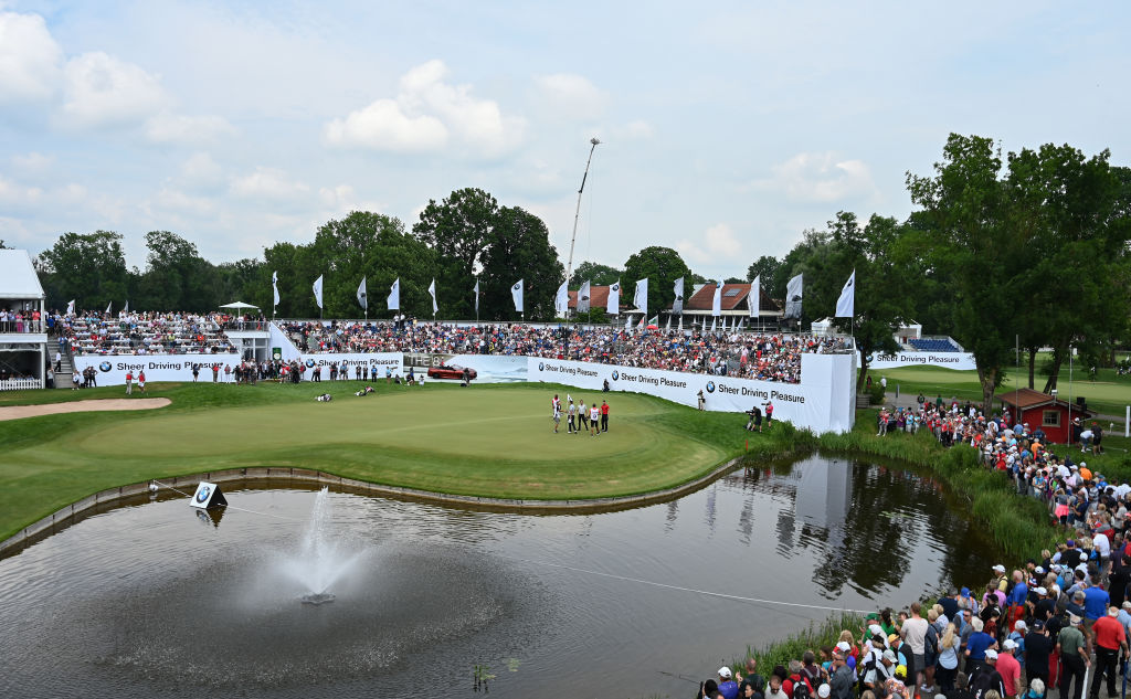 Stimmung am 18. Grün des GC München Eichenried bei der BMW International Open. (Foto: Getty Images)