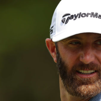 HILTON HEAD ISLAND, SOUTH CAROLINA - APRIL 13: Dustin Johnson walks the seventh hole during a pro-am prior to the RBC Heritage at Harbor Town Golf Links on April 13, 2022 in Hilton Head Island, South Carolina. (Photo by Kevin C. Cox/Getty Images)