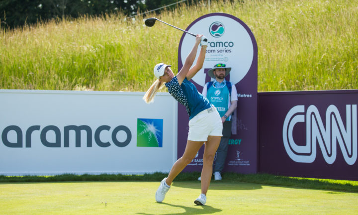 16/06/2022. Ladies European Tour 2022. Aramco Team Series London, Centurion Club, St Albans, England June 16-18 2022. Sophie Witt of Germany during the first round. tour news Credit: Tristan Jones/LET