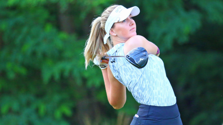 Olivia Cowan ist der Führenden beim Amundi German Masters dicht auf den Fersen. (Foto: Stebl)