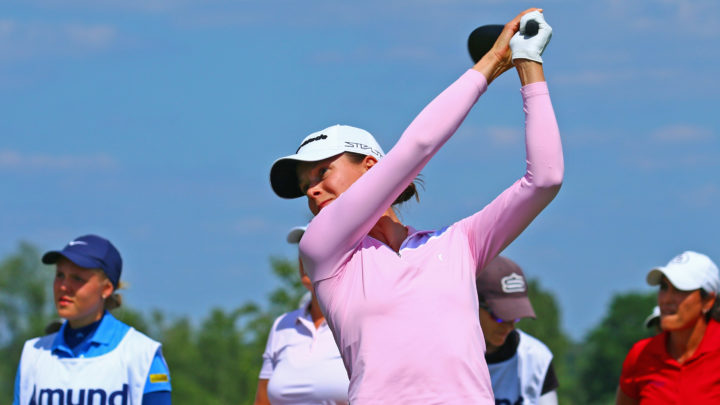 Mischt auch nach Tag 3 des Amundi German Masters powered by VcG vorne mit: LPGA-Tour-Spielerin Esther Henseleit. (Foto: Stebl)