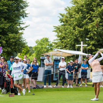 Beste Stimmung beim Amundi German Masters 2022 powered by VcG im GCC Seddiner See. Mit Harm, Mack, Cowan und Henseleit schafften es vier Spielerinnen in die Top Ten.