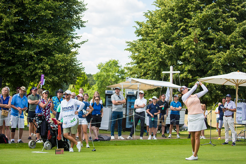 Beste Stimmung beim Amundi German Masters 2022 powered by VcG im GCC Seddiner See. Mit Harm, Mack, Cowan und Henseleit schafften es vier Spielerinnen in die Top Ten.