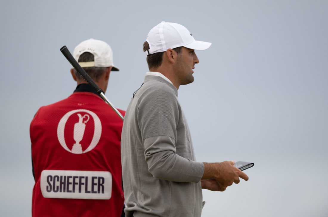 Scotty SCHEFFELER (USA) during first round 150th Open 2022 ,Old Course, St Andrews,Fife,Scotland.