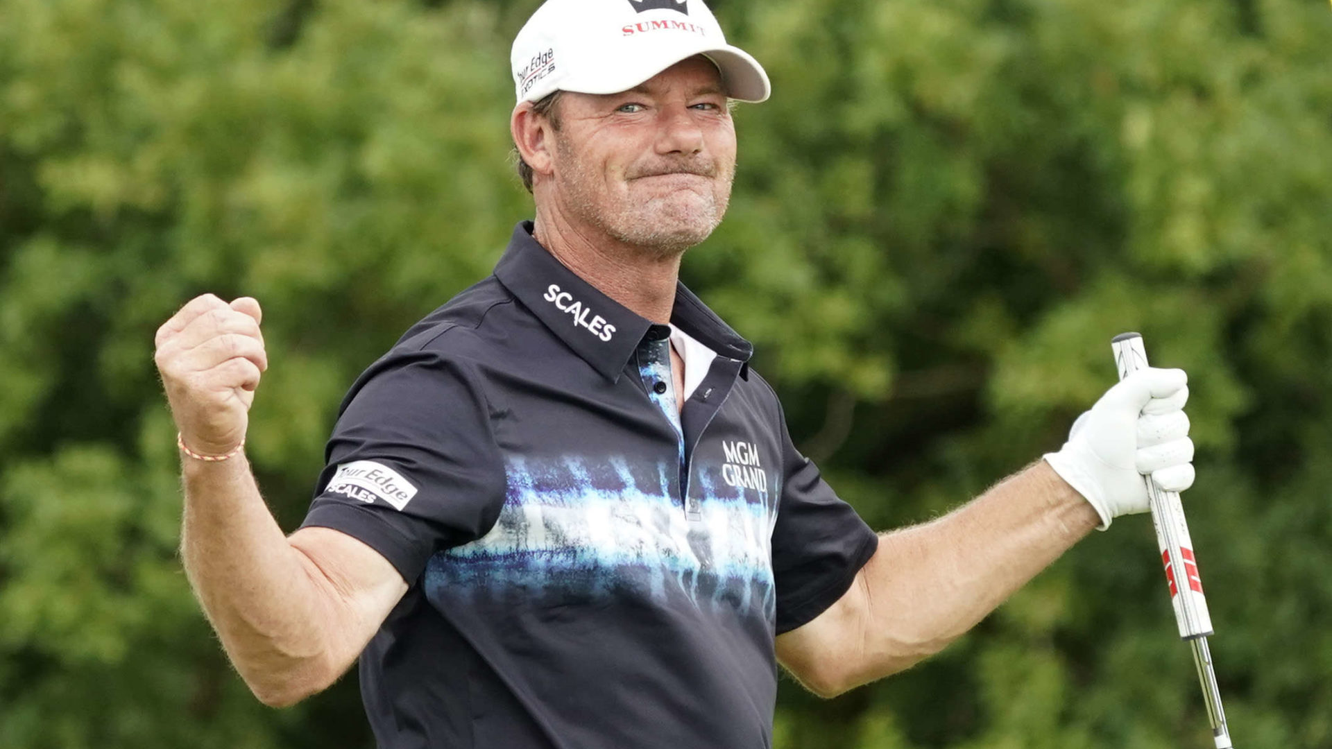 UTTOXETER, ENGLAND - JULY 31: Alexander Cejka of Germany in action during Day Three of The JCB Championship at JCB Golf & Country Club on July 31, 2022 in Uttoxeter, England. tour news (Photo by Phil Inglis/Getty Images)