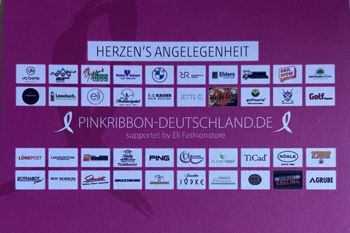 Pink-Ribbon-Turnierorganisatorin Eli Heine hatte viele Sponsoren akquiriert.