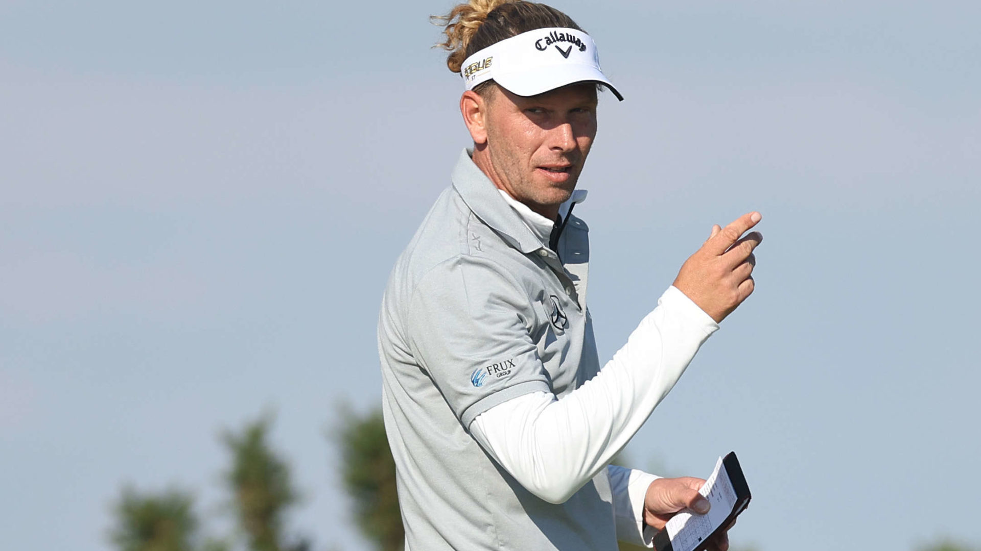 ST ANDREWS, SCOTLAND - SEPTEMBER 29: Marcel Siem of Germany looks on after finishing their round on Day One of the Alfred Dunhill Links Championship on the Old Course St. Andrews on September 29, 2022 in St Andrews, Scotland.tour news (Photo by Oisin Keniry/Getty Images)