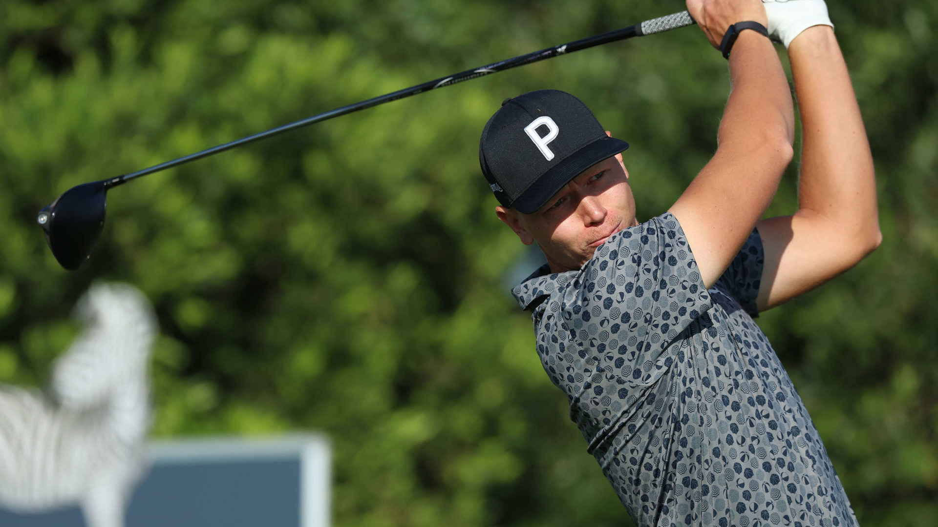 JOHANNESBURG, SOUTH AFRICA - DECEMBER 01: Matti Schmid of Germany tees off on the 12th hole during Day One of the Investec South African Open Championship at Blair Atholl Golf & Equestrian Estate on December 01, 2022 in Johannesburg, South Africa. tour news (Photo by Luke Walker/Getty Images)