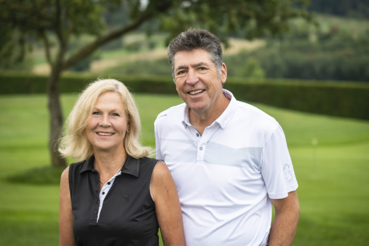 Ein starkes Team – Stefan Quirmbach, Experte für Frauengolf, mit seiner Frau Katharina Quirmbach. (Foto: Stefan von Stengel)