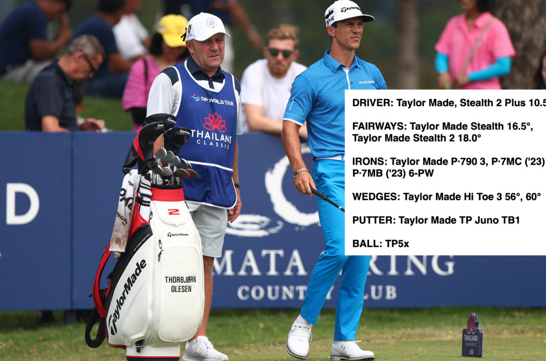 BANGKOK, THAILAND - FEBRUARY 18: Thorbjorn Olesen of Denmark looks on fair way of 1st hole during Day Three of the Thailand Classic at Amata Spring Country Club on February 18, 2023 in Thailand. (Photo by Thananuwat Srirasant/Getty Images) tour news