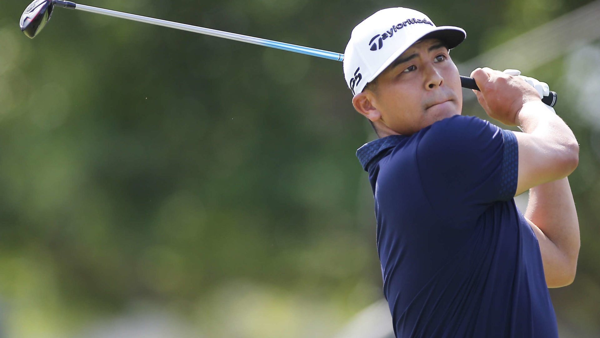 ORLANDO, FL - MARCH 05: Kurt Kitayama of Chico, CA tees off on the first hole during the final round of the Arnold Palmer Invitational presented by Mastercard on March 5, 2023 at the Bay Hill Club & Lodge in Orlando, FL. (Photo by Russell Lansford/Icon Sportswire)