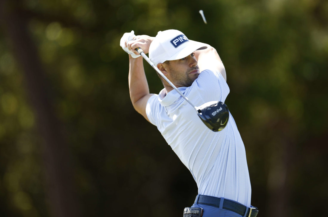 PALM HARBOR, FLORIDA - MARCH 19: Taylor Moore of the United Statesf plays his shot from the first tee during the final round of the Valspar Championship at Innisbrook Resort and Golf Club on March 19, 2023 in Palm Harbor, Florida. (Photo by Douglas P. DeFelice/Getty Images) tour news