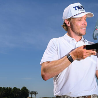 ABU DHABI, UNITED ARAB EMIRATES - MAY 07: Maximilian Rottluff of Germany poses with the trophy after winning the UAE Challenge at Saadiyat Beach Golf Club on May 7, 2023 in Abu Dhabi, United Arab Emirates. (Photo by Octavio Passos/Getty Images) tour news