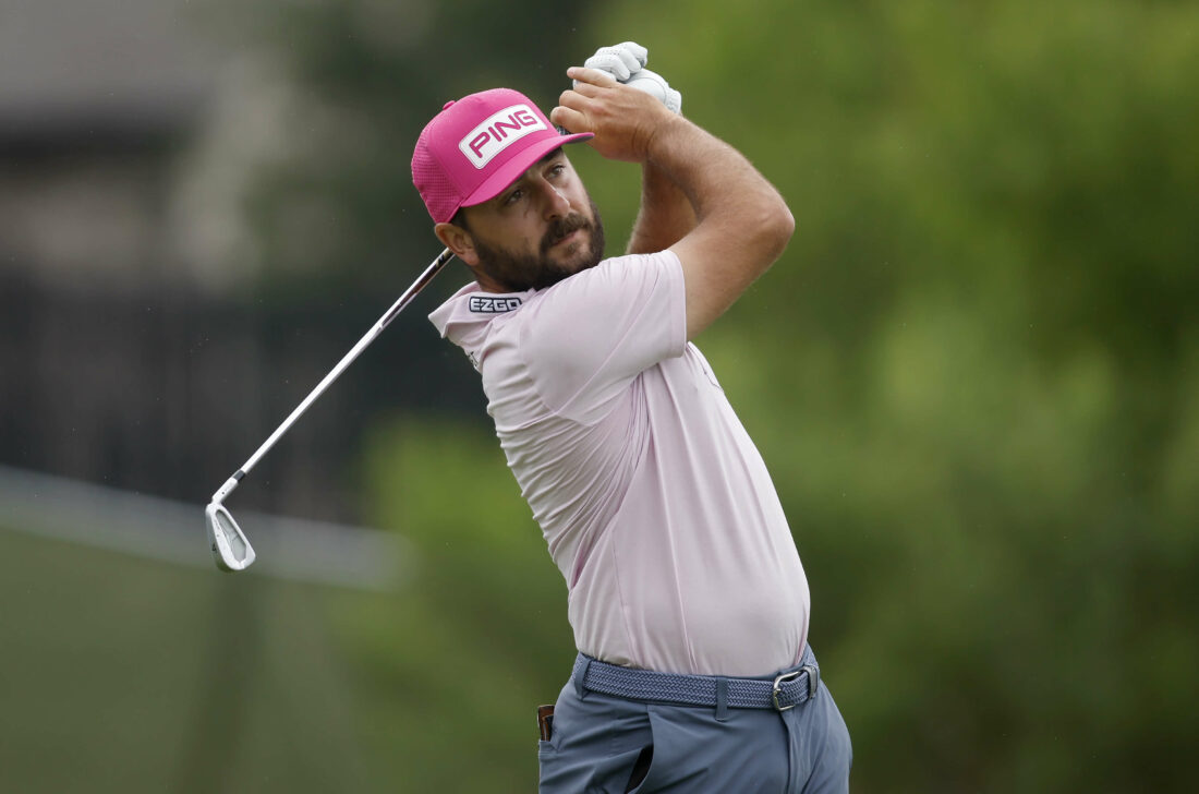 MCKINNEY, TEXAS - MAY 14: Stephan Jaeger of Germany plays his shot from the fourth tee during the final round of the AT&T Byron Nelson at TPC Craig Ranch on May 14, 2023 in McKinney, Texas. (Photo by Tim Heitman/Getty Images) tour news