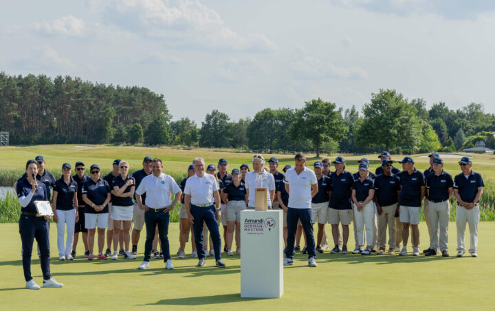 18/06/2023. Ladies European Tour 2023. Amundi German Masters, Golf & Country Club Seddiner See, Berlin, Germany . 15-18 June. Kristyna Napoleaova of the Czech Republic during the final round. Credit: Tristan Jones/ LET