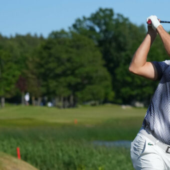 STOCKHOLM, SWEDEN - JUNE 11: Yannik Paul of Germany tees off on the seventeenth hole during Day Four of the Volvo Car Scandinavian Mixed at Ullna Golf & Country Club on June 11, 2023 in Sweden. (Photo by Aitor Alcalde/Getty Images) tour news