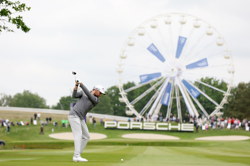 Früh morgens um 7:50 Uhr war Maximilien Kieffer gestartet und konnte so ganz unauffällig ohne den Andrang größerer Zuschauermaßen seine zweite Runde bei der Porsche European Open 2023 beenden. Er startet ins Wochenende als alleiniger Führender. (Foto: Jan Kruger/Getty Images)