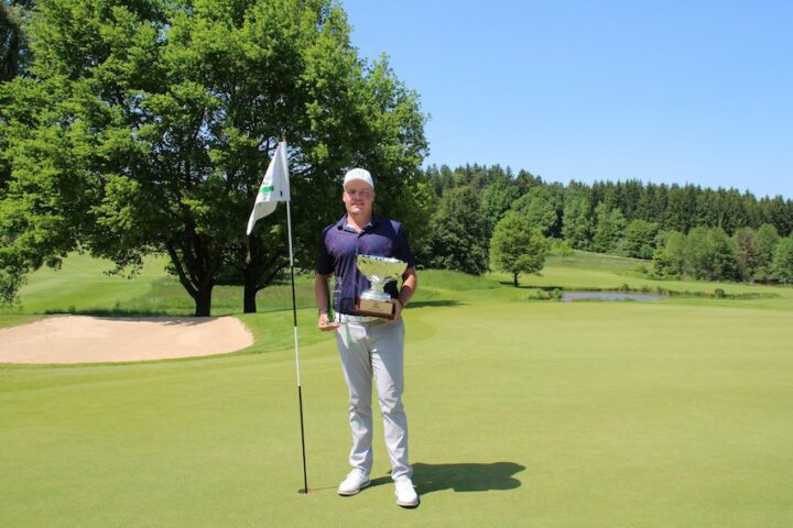 Der Sieg bei der Riedhof Open ist für den Slowaken der erste Sieg auf der Pro Golf Tour.