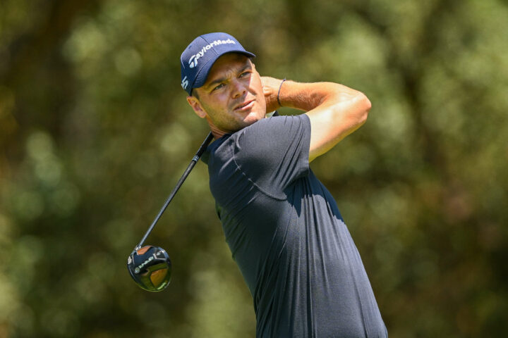 CADIZ, SPAIN - JUNE 30: Martin Kaymer of Cleeks GC plays his tee shot on the 7th hole during day one of LIV Golf - AndalucÌa at Real Club Valderrama on June 30, 2023 in Cadiz, Spain. (Photo by Octavio Passos/Getty Images)