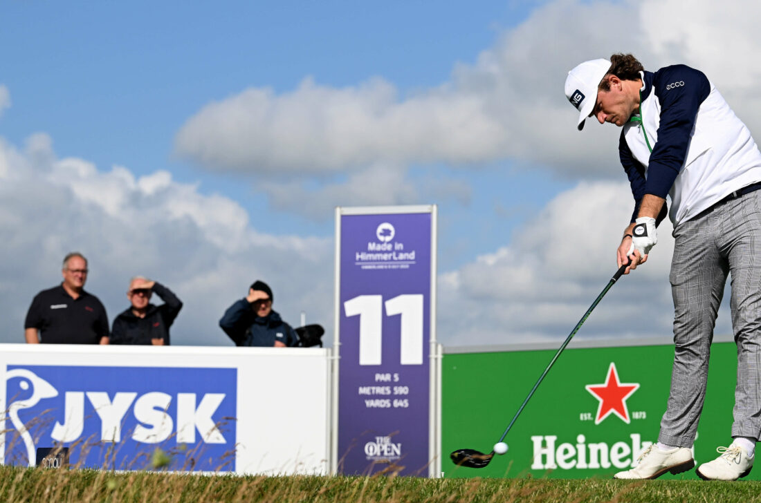 AALBORG, DENMARK - JULY 06: Freddy Schott of Germany tees off on the 11th hole during the first round of the Made in Himmerland at Himmerland Golf & Spa Resort on July 06, 2023 in Denmark. (Photo by Octavio Passos/Getty Images) tour news