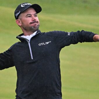 Brian Harman und sein TaylorMade Spider OS (Oversize) CB Mallet Putter