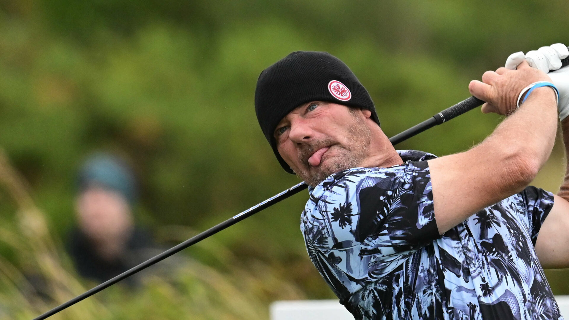 BRIDGEND, WALES - JULY 30: Alex Cejka of Germany tees off on the 14th hole during Day Four of The Senior Open Presented by Rolex at Royal Porthcawl Golf Club on July 30, 2023 in Bridgend, United Kingdom. (Photo by Richard Martin-Roberts/Getty Images) tour news