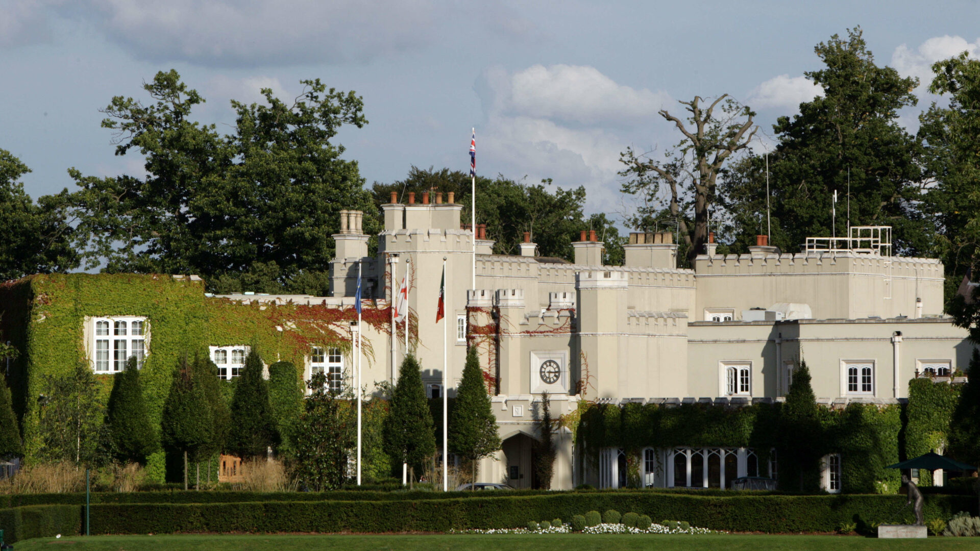 VIRGINIA WATER, UNITED KINGDOM - AUGUST 19: General View looking back towards the clubhouse on the West Course at the Wentworth Golf Club, August 19th, 2006, in Virginia Water, England. (Photo by David Cannon/Getty Images)