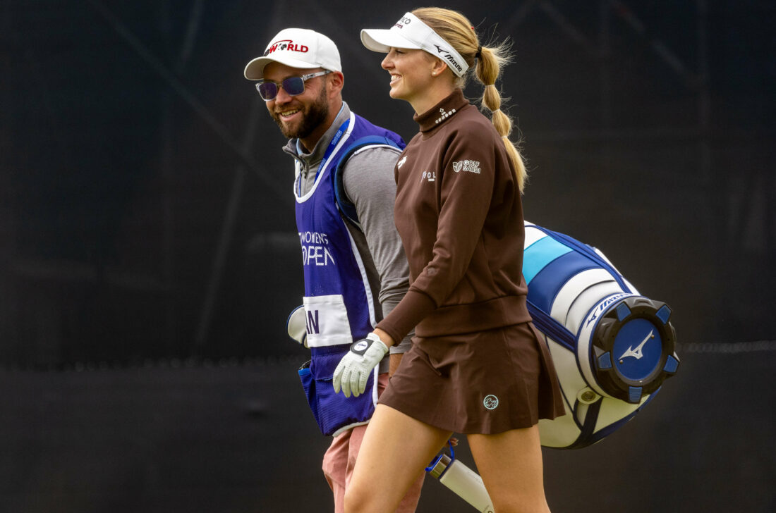 12/08/2023. Ladies European Tour, AIG Women's Open, Walton Heath Golf Club, Surrey. England. Olivia Cowan of Germany during the third round. Credit: Tristan Jones / LET tour news