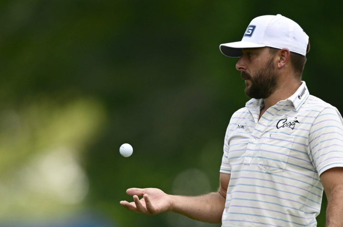 GREENSBORO, NORTH CAROLINA - AUGUST 06: Stephan Jäger of Germany waits on the first green during the final round of the Wyndham Championship at Sedgefield Country Club on August 06, 2023 in Greensboro, North Carolina. (Photo by Logan Whitton/Getty Images) tour news