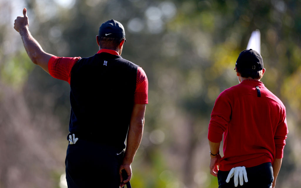 Tiger Woods und Charlie Woods