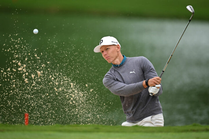 Ganz nah dran: Matti Schmid ging bei der Estrella Damm N.A. Andalucía Masters im Real Club de Golf Sotogrande als geteilter Führender ins Finae. Letztlich wurde es mit einem Schlag Abstand ein beachtlicher zweiter Platz. (Foto: Stuart Franklin/Getty Images)