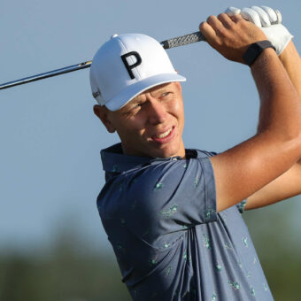 SOUTHAMPTON, BERMUDA - NOVEMBER 10: Matti Schmid of Germany hits a tee shot on the tenth hole during the second round of the Butterfield Bermuda Championship at Port Royal Golf Course on November 10, 2023 in Southampton, Bermuda. (Photo by Gregory Shamus/Getty Images) tour news