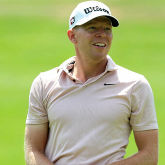 JOHANNESBURG, SOUTH AFRICA - NOVEMBER 23: Alexander Knappe of Germany plays his approach shot on the 10th hole during Day One of the Joburg Open at Houghton GC on November 23, 2023 in Johannesburg, South Africa. (Photo by Luke Walker/Getty Images) tour news