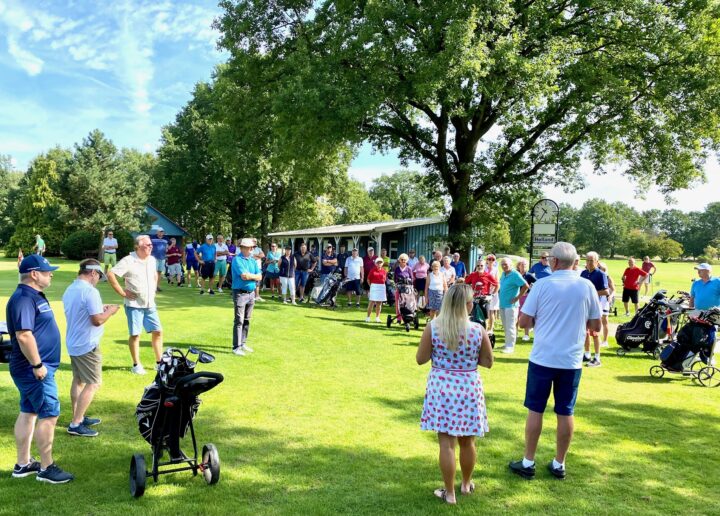 Gut besucht: Das Benefizturnier zugunsten der Deutschen Kinderkrebshilfe im GC Gifhorn.