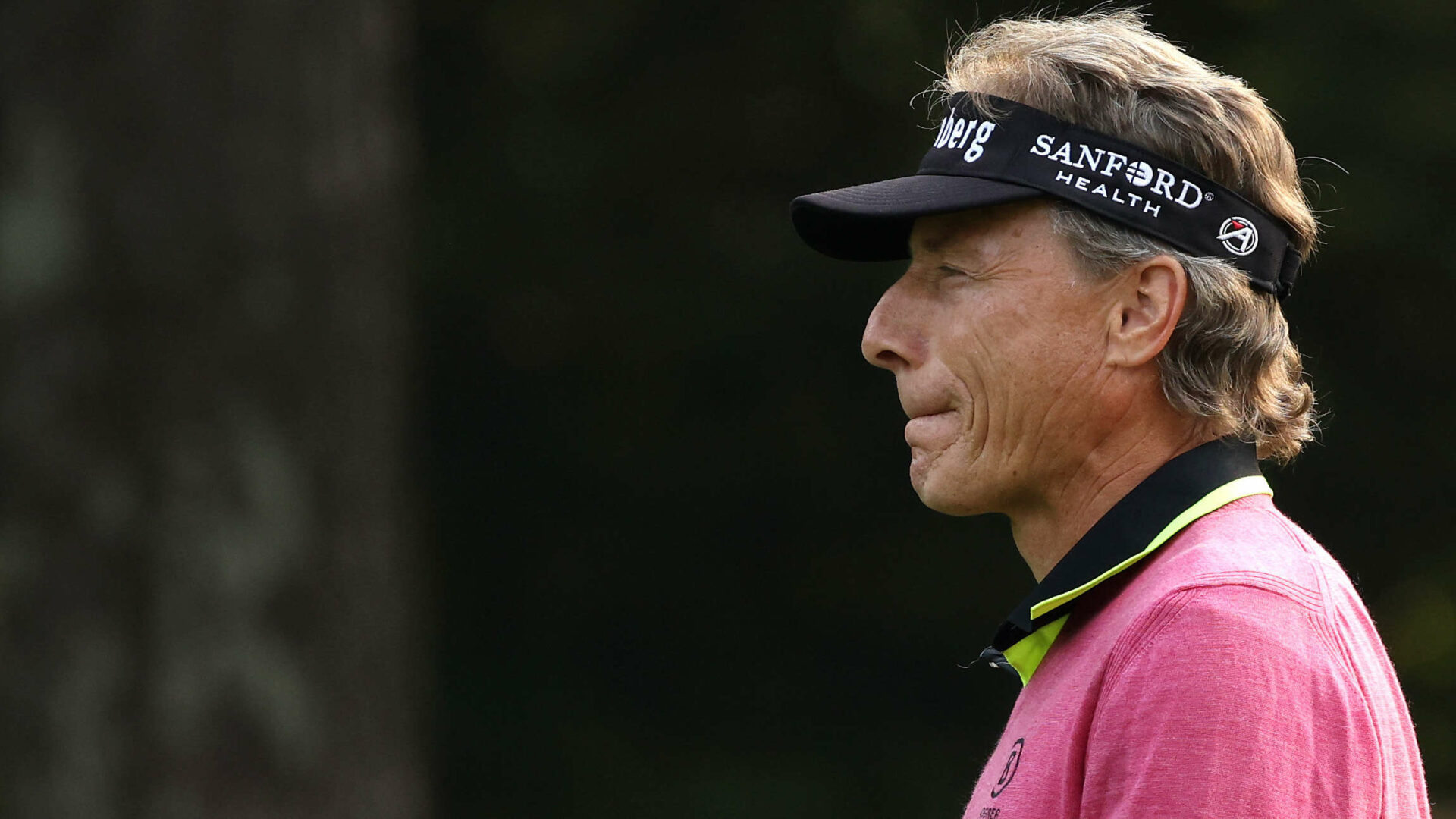 AUGUSTA, GEORGIA - APRIL 08: Bernhard Langer of Germany walks up the first fairway during the first round of the Masters at Augusta National Golf Club on April 08, 2021 in Augusta, Georgia. (Photo by Kevin C. Cox/Getty Images)