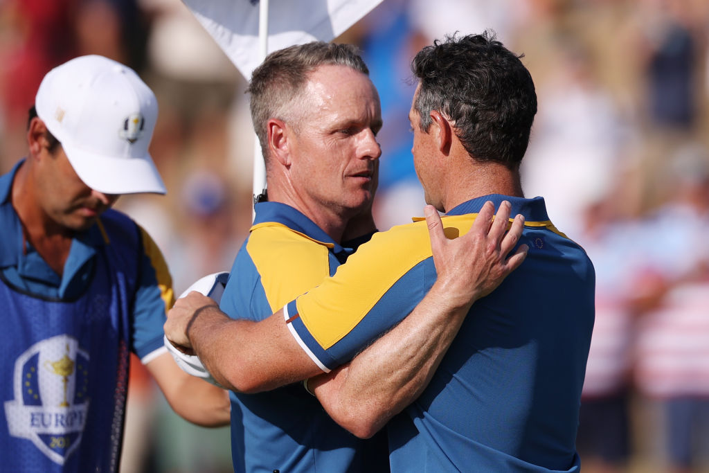 Luke Donald und Rory McIlroy beim Ryder Cup in Rom