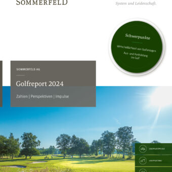 Am 26. März 2024 veröffentlicht die Sommerfeld AG den Golfreport 2024 einschließlich Marktprognosen. Um 16 Uhr gibt es dazu passend ein kostenfreies Webinar, an dem jeder willkommen ist, teilzunehmen.
