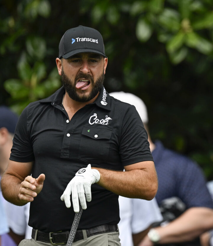 Stephan JAEGER (GER) during first round US Masters 2024, Augusta National Golf Club,Augusta,Georgia, USA.