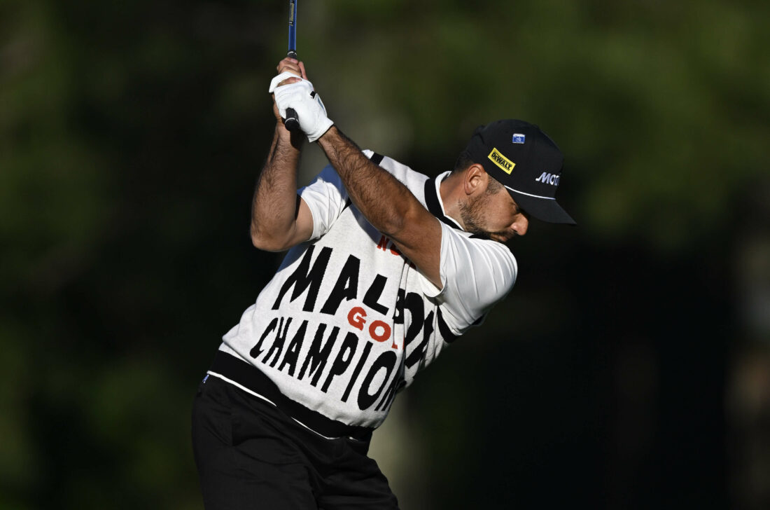 Jason DAY (AUS) during first round finish on day two US Masters 2024, Augusta National Golf Club,Augusta,Georgia, USA.