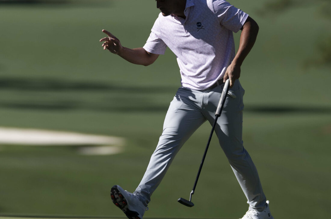 Bryson DeCHAMBEAU (USA) during third round US Masters 2024, Augusta National Golf Club,Augusta,Georgia, USA.