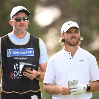 Tommy Fleetwood mit seinem Stamm-Caddie Ian Finnis