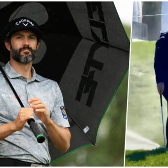 Nass nach Wutanfall: Adam Hadwin