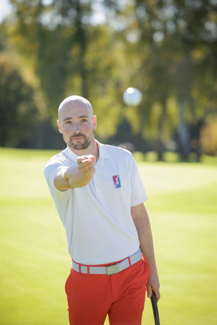 PGA-Pro Michael Wimmer: Distanzkontrolle durch Wurfübungen