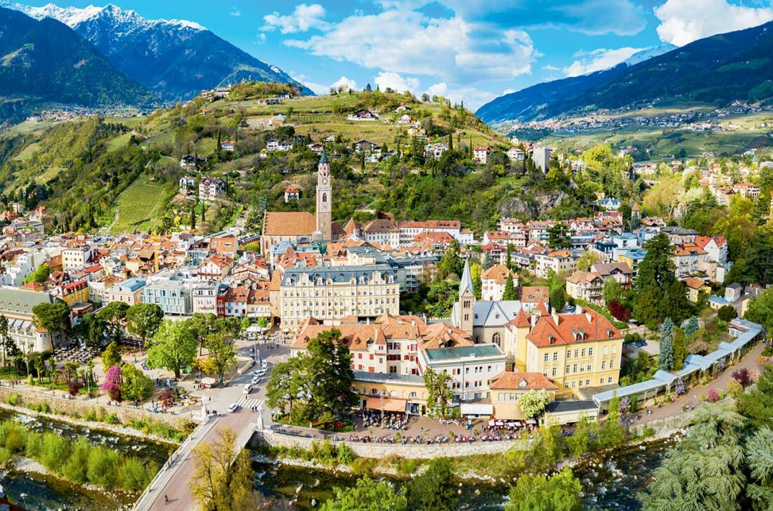 Ein Blick auf Meran