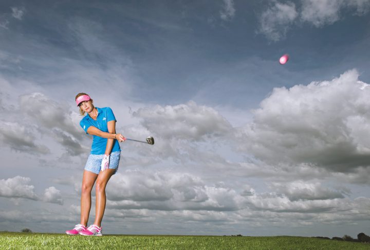 Kurzes Spiel mit Paula Creamer